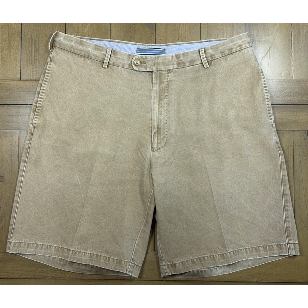 Peter Millar Shorts 38 Beige 8" Golf Casual Beach Vacation Pima Cotton Resort‎